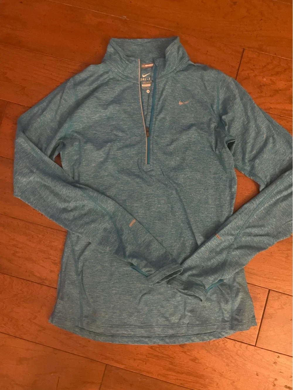 Nike Dri-Fit Women’s Half-Zip Turquoise Pullover